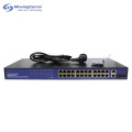 Gerenciado Gigabit Ethernet Fiber 24port Rede Poe Switch